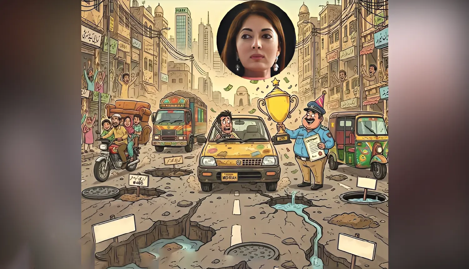 ڪراچي کي پيرس سان ڀيٽڻ تي شرميلا فاروقي سوشل ميڊيا تي مذاق بڻجي وئي